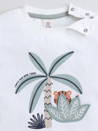 Infant Boys’ 2-Piece Set “ Tropical Crocodile T-Shirt & Œhero Jungle” Joggers