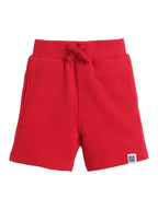 Boys' 2Pcs Cute Nautical Print Round Neck T-Shirt And Shorts Set