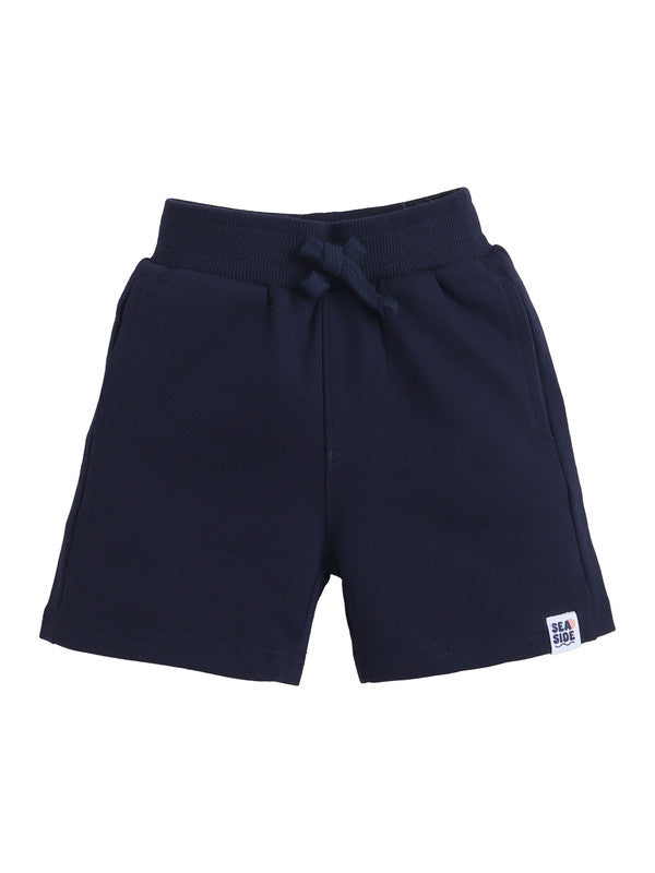 Boys' 2Pcs Summer Vibes Round Neck T-Shirt And Shorts Set