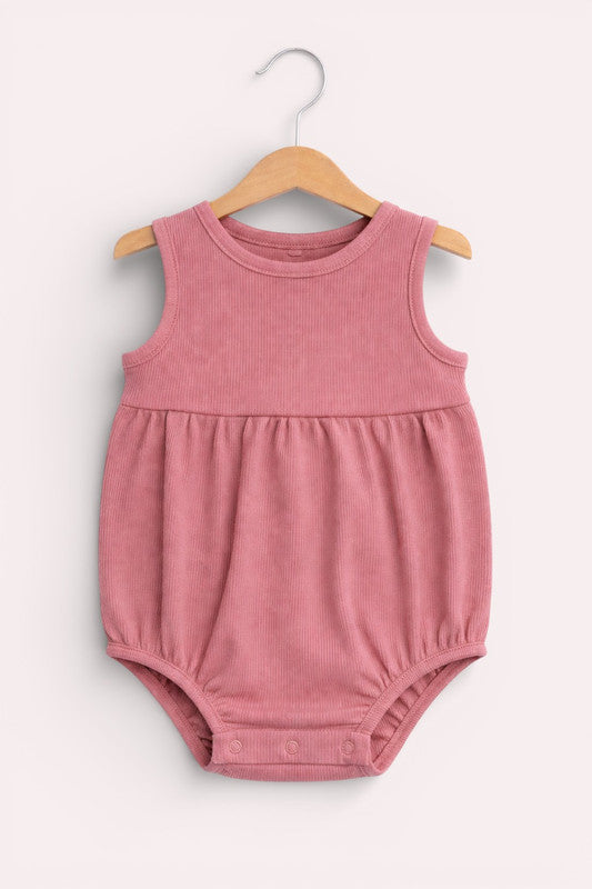 Baby Girls Floral Ribbed Bodysuit Rompers “ Pack Of 3 (Pink & Neutral Tones)