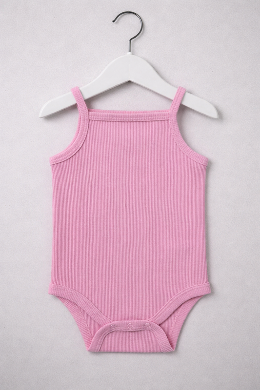 Baby Girls’ Bodysuit Multipack (3 Pack) “ Frill Strap Sleeveless Bodysuits