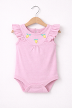 Baby Girls’ Bodysuit Multipack (3 Pack) “ Frill Sleeve & Fruit Print Bodysuits