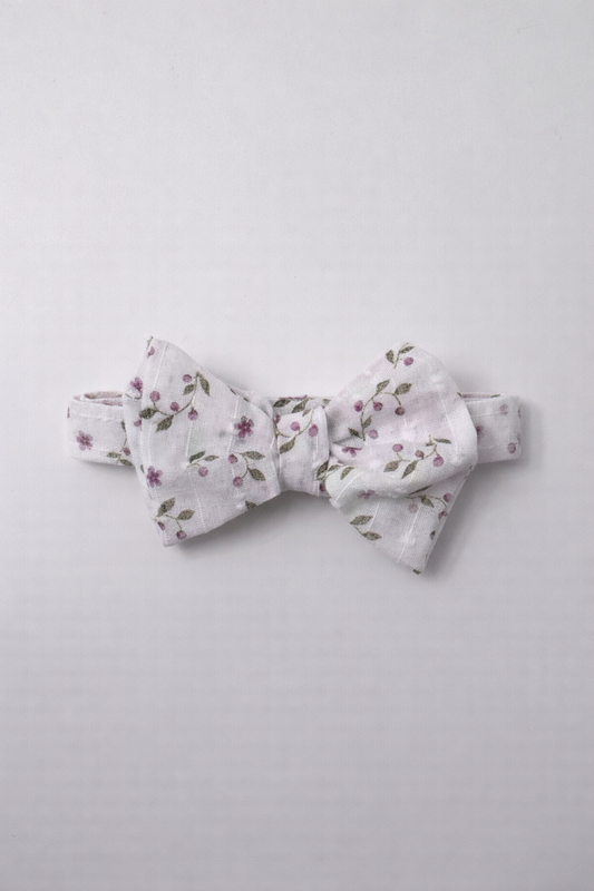 Baby Girls’ 3-Piece Woven Romper Set “ Lace Yoke Floral Bubble Romper, Headband & Socks