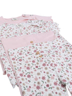 Infant Girls 2-Pack Rib T-Shirts & 2-Pack Rib Leggings Set