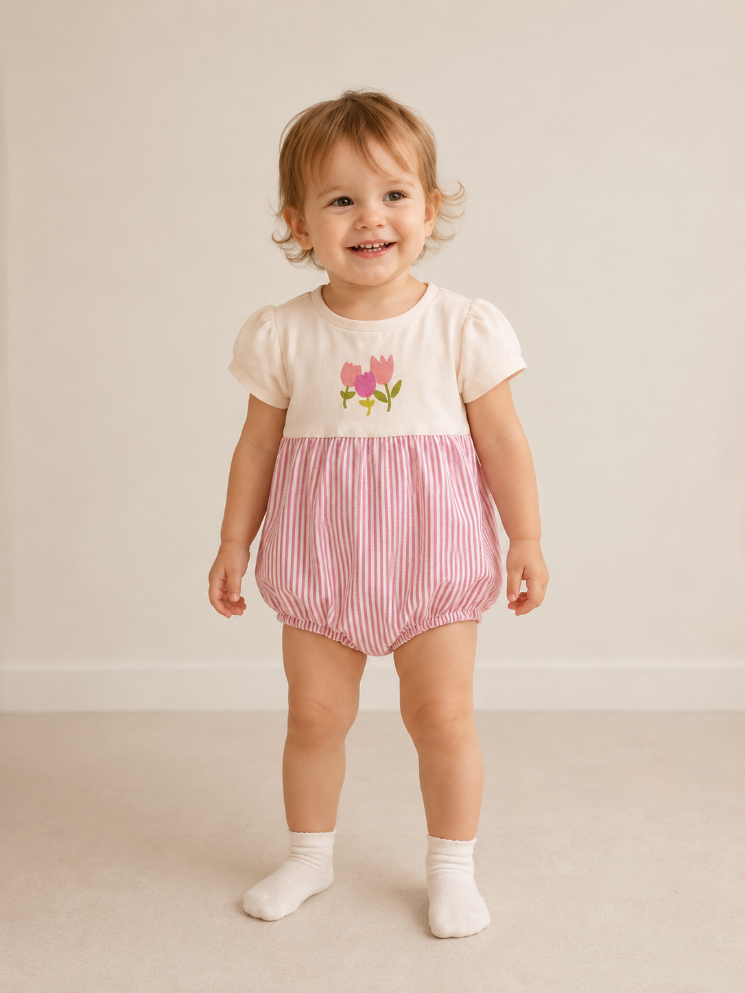 Baby Girls Floral Romper