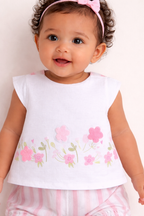Baby Girls Floral Top Set