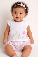Baby Girls Floral Top Set