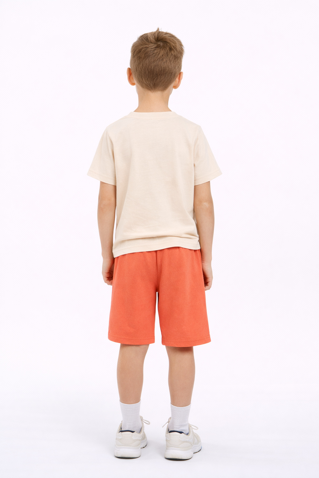 Boys Street Skate T-Shirt & Orange Shorts Set