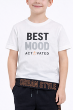 Boys Best Mood Activated T-Shirt & Black Shorts Set