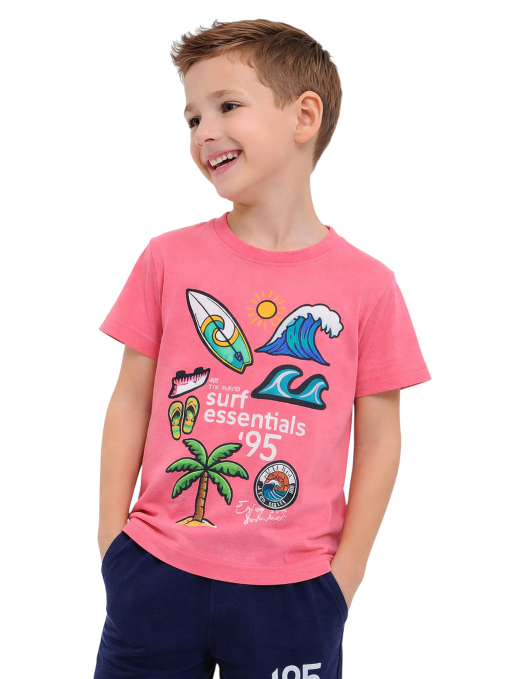 Boys Surf Essentials T-Shirt & Shorts Set