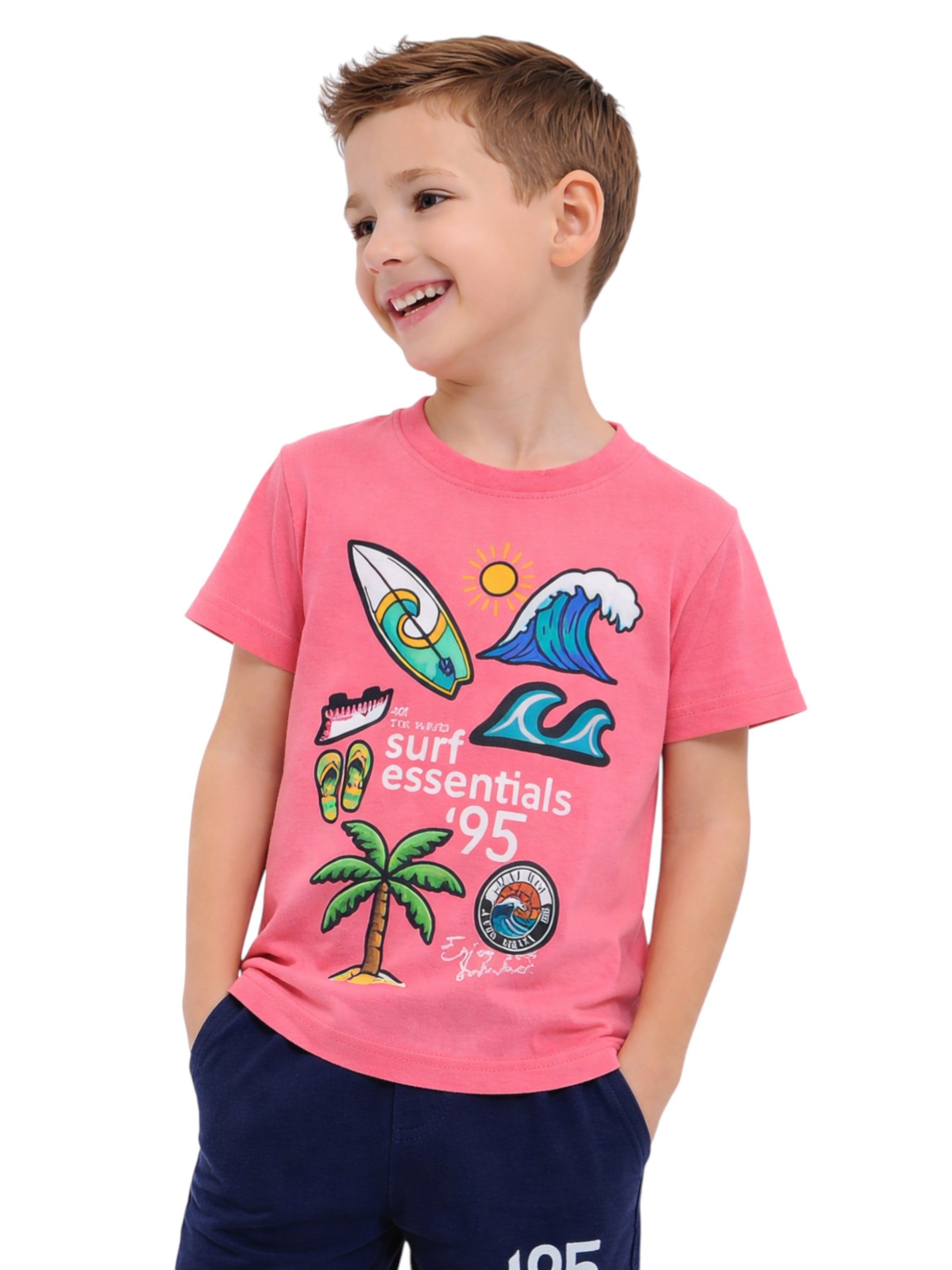 Boys Surf Essentials T-Shirt & Shorts Set
