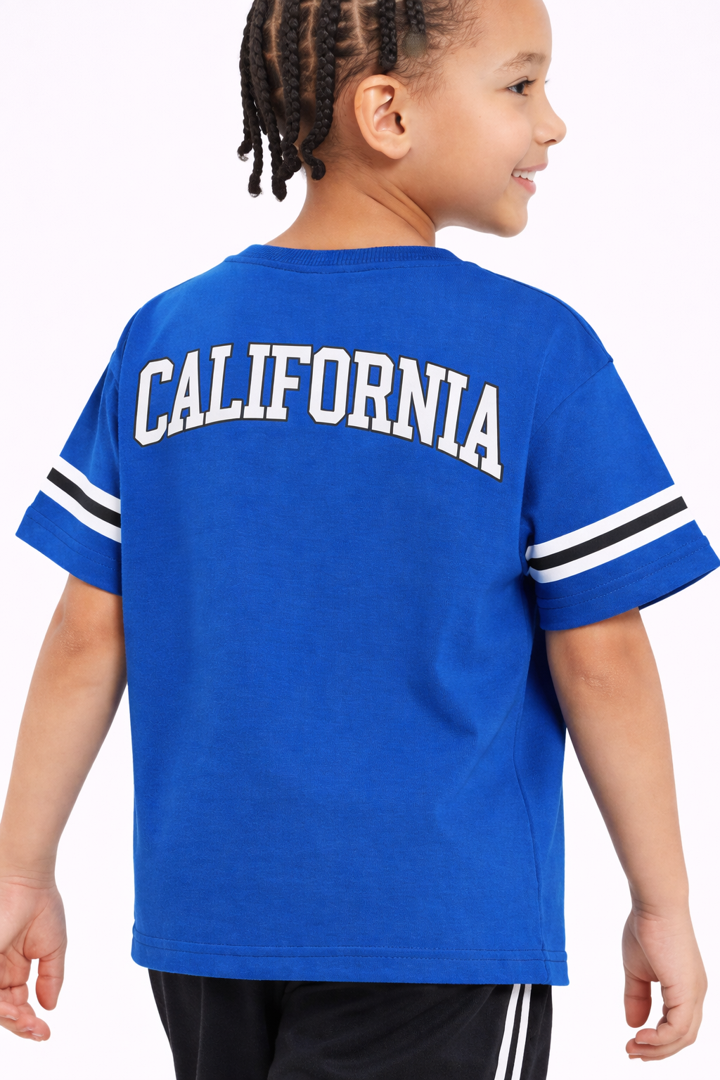 Boys California 56 Jersey T-Shirt & Black Shorts Set