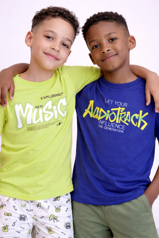 Boys 4Pc Graphic Shirt Set
