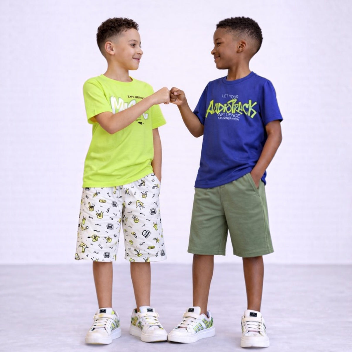 Boys 4Pc Graphic Shirt Set