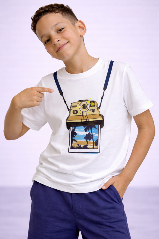 Boys 4Pc Graphic Shirt Set