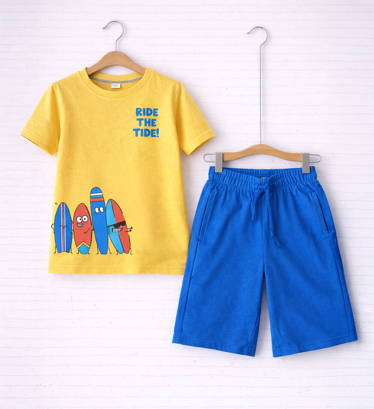 Boys 4Pc Graphic Shirt Set