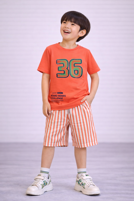 Boys 4Pc Graphic Shirt Set