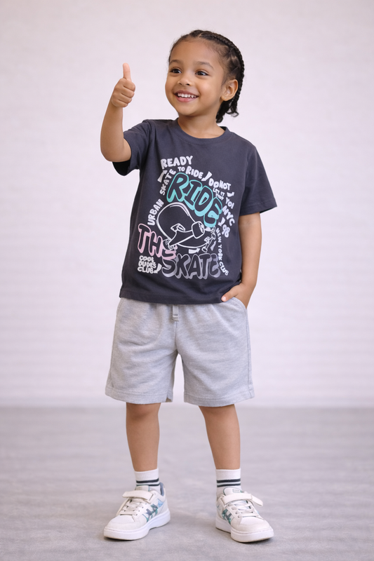 Boys 4Pc Graphic Shirt Set