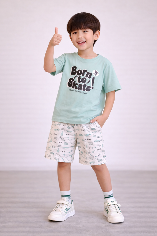 Boys 4Pc Graphic Shirt Set