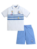 Boys Striped T Shirt Set