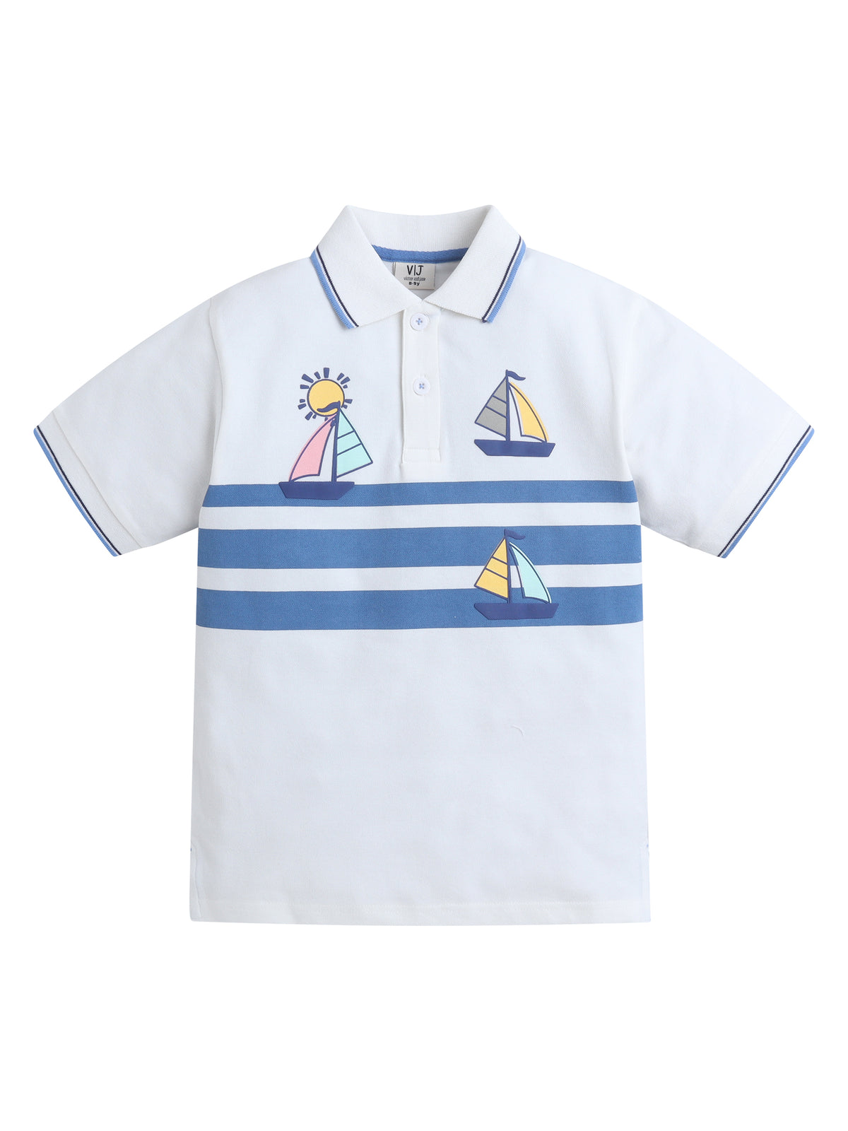 Boys Striped T Shirt Set