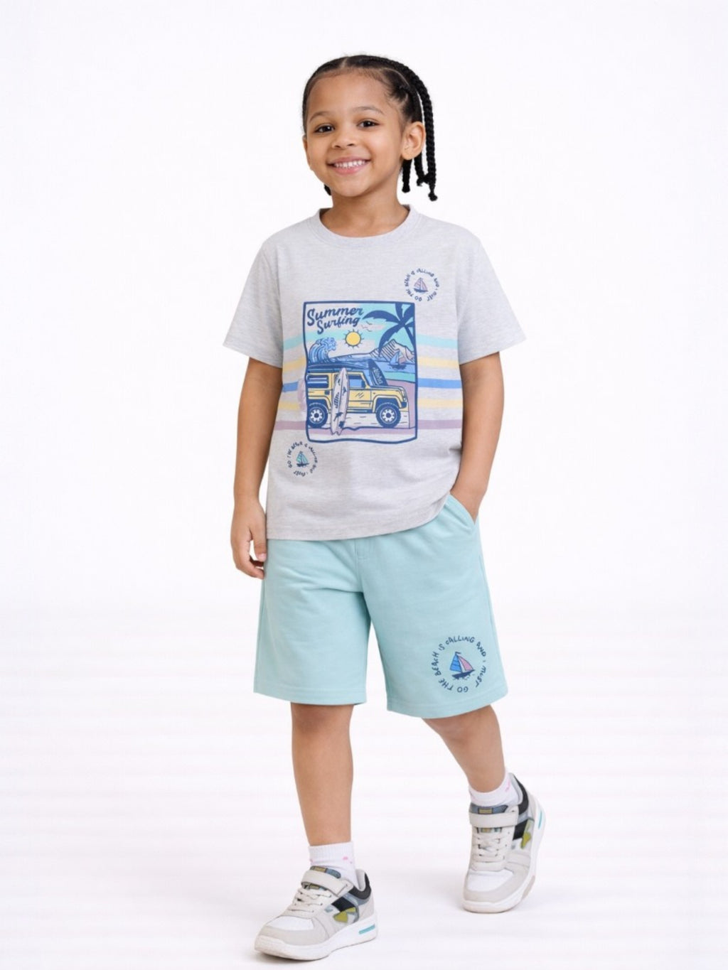 Boys Graphic T Shirt Set