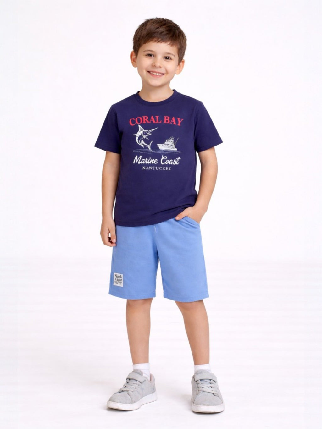 Boys T Shirt Shorts Set