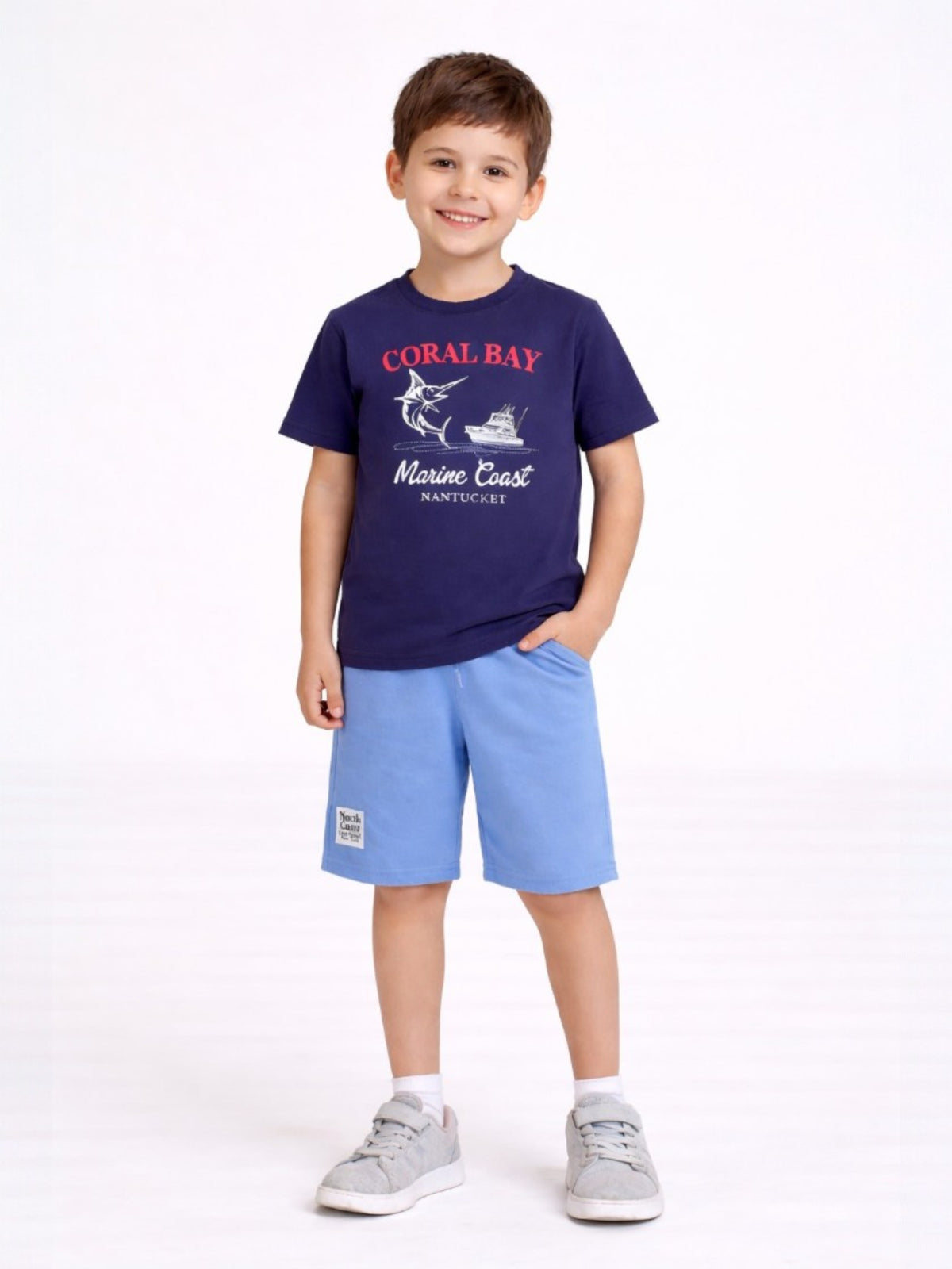 Boys T Shirt Shorts Set