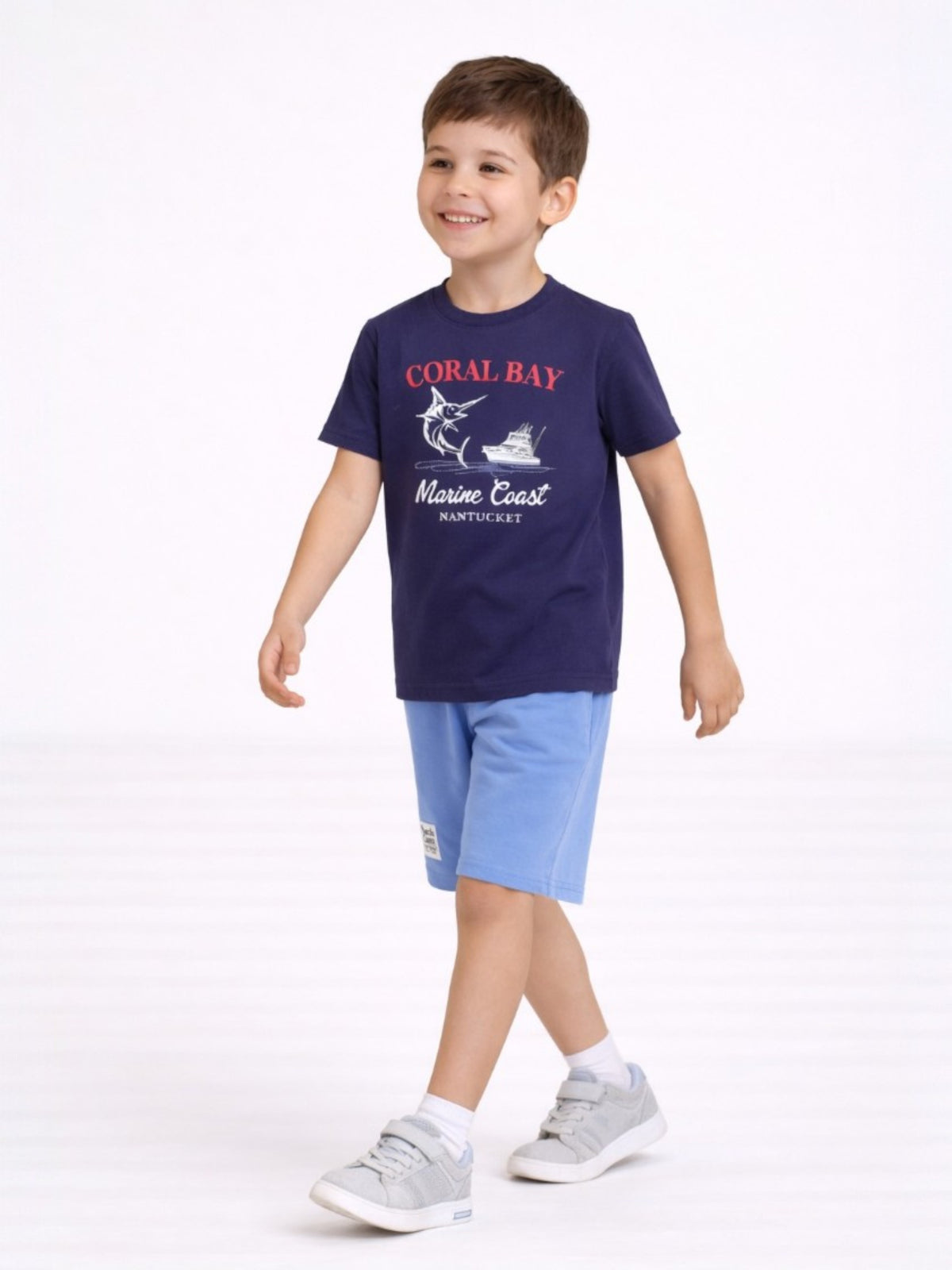 Boys T Shirt Shorts Set