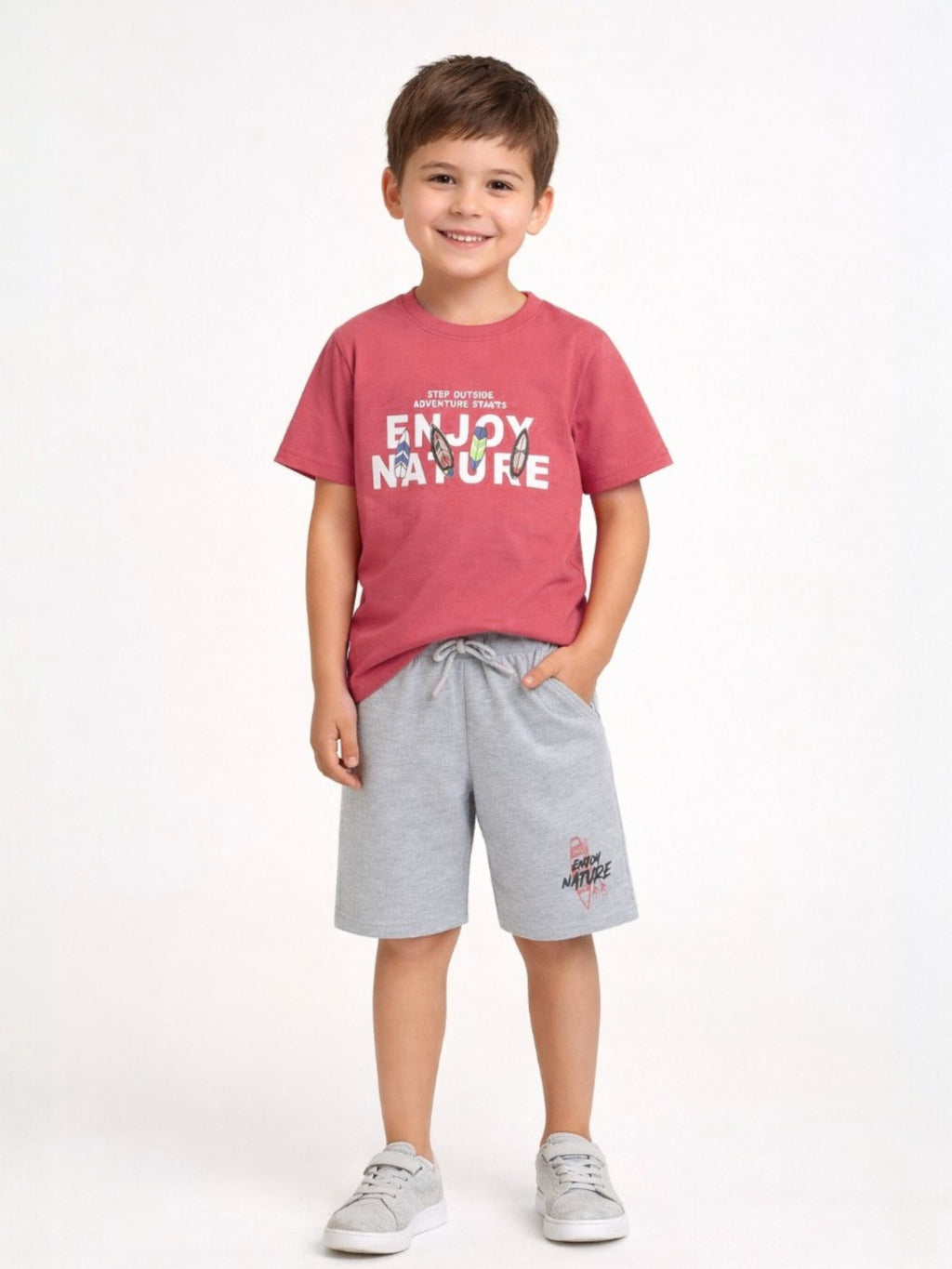 Boys T Shirt Shorts Set