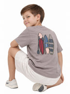 Boys Print T Shirt Set