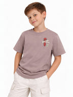 Boys Print T Shirt Set