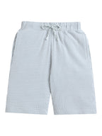 Boys Striped Shirt Shorts Set