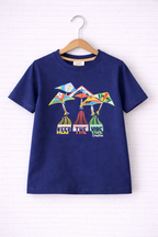 Boys’ 2-Piece Set “ Mountain Graphic T-Shirt & Textured Shorts