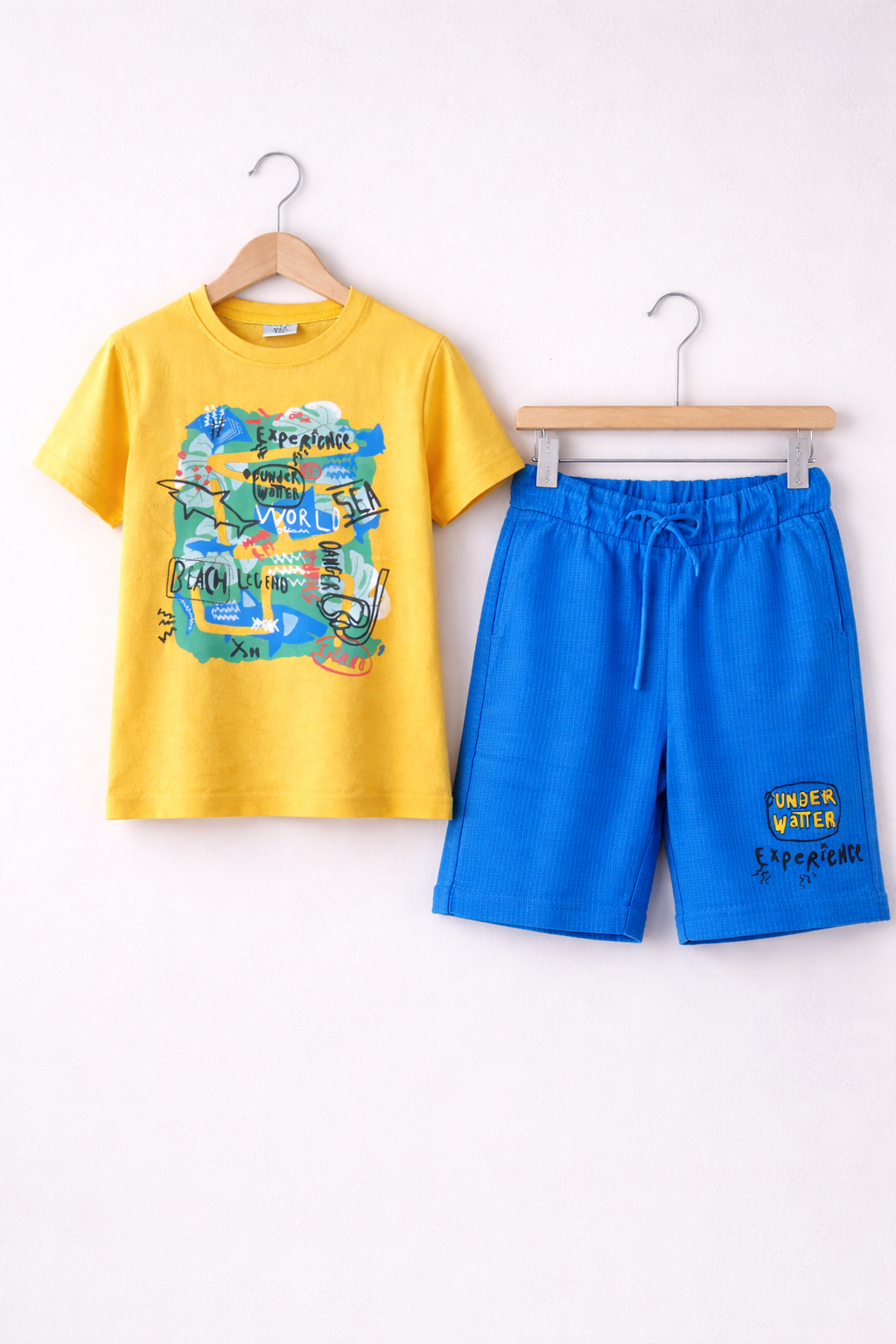 Boys’ 2-Piece Set “ Adventure Graphic T-Shirt & Shorts