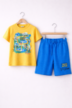 Boys’ 2-Piece Set “ Adventure Graphic T-Shirt & Shorts