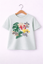 Boys’ 2-Piece Set “ Tropical Graphic T-Shirt & Bermuda Shorts