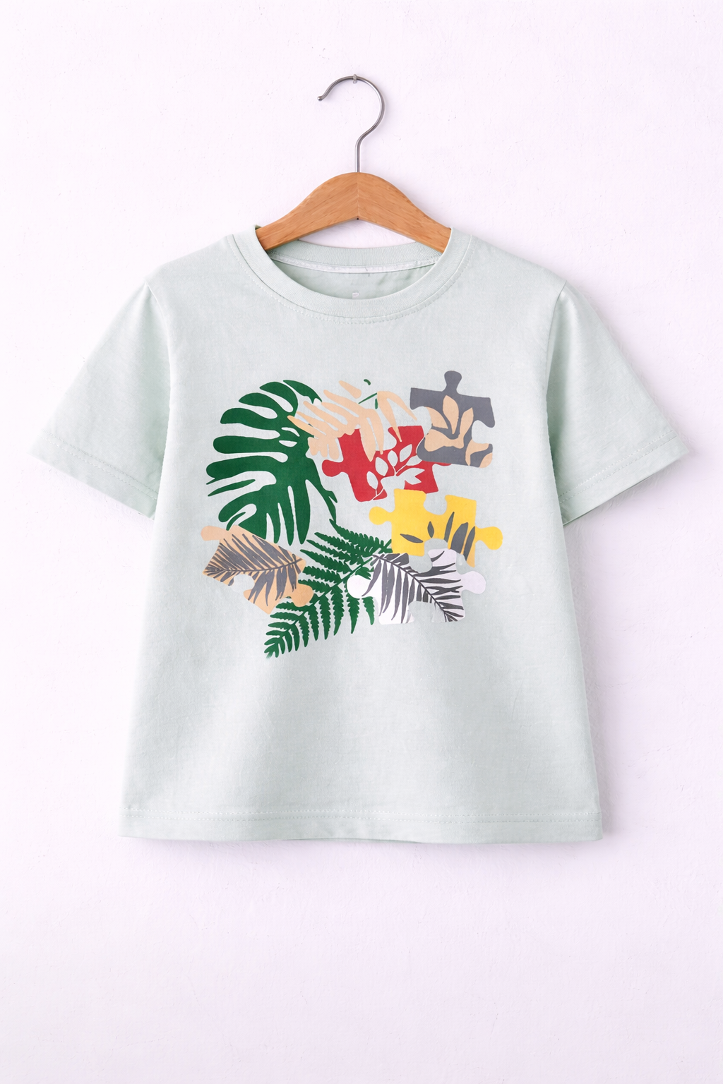 Boys’ 2-Piece Set “ Tropical Graphic T-Shirt & Bermuda Shorts