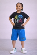 Boys’ 2-Piece Set “ Œaloha” Graphic T-Shirt & Shorts