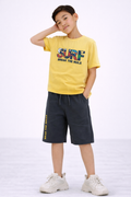 Boys’ 2-Piece Set “ Œsurf” Graphic T-Shirt & Bermuda Shorts
