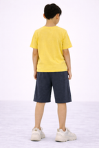 Boys’ 2-Piece Set “ Œsurf” Graphic T-Shirt & Bermuda Shorts
