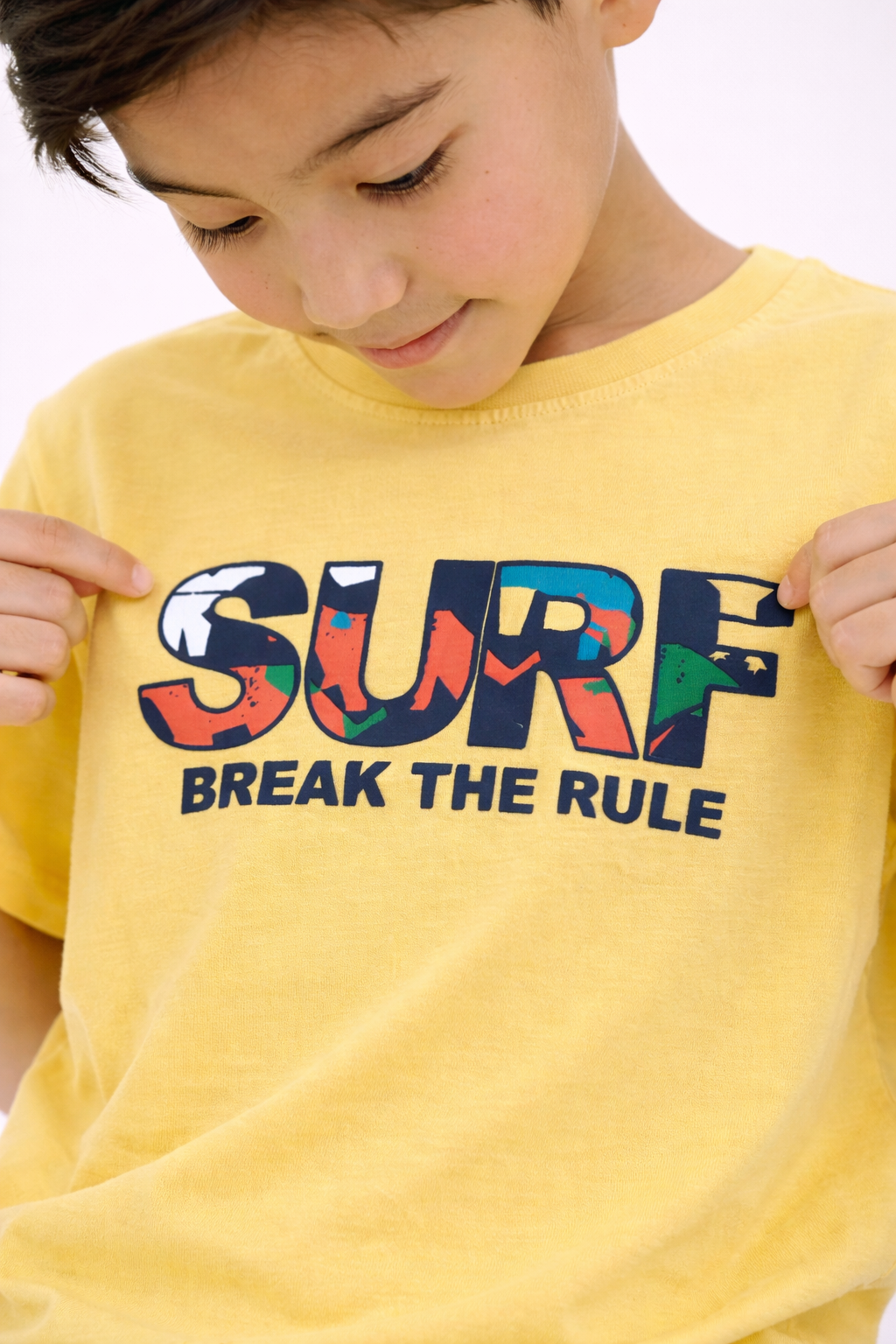 Boys’ 2-Piece Set “ Œsurf” Graphic T-Shirt & Bermuda Shorts