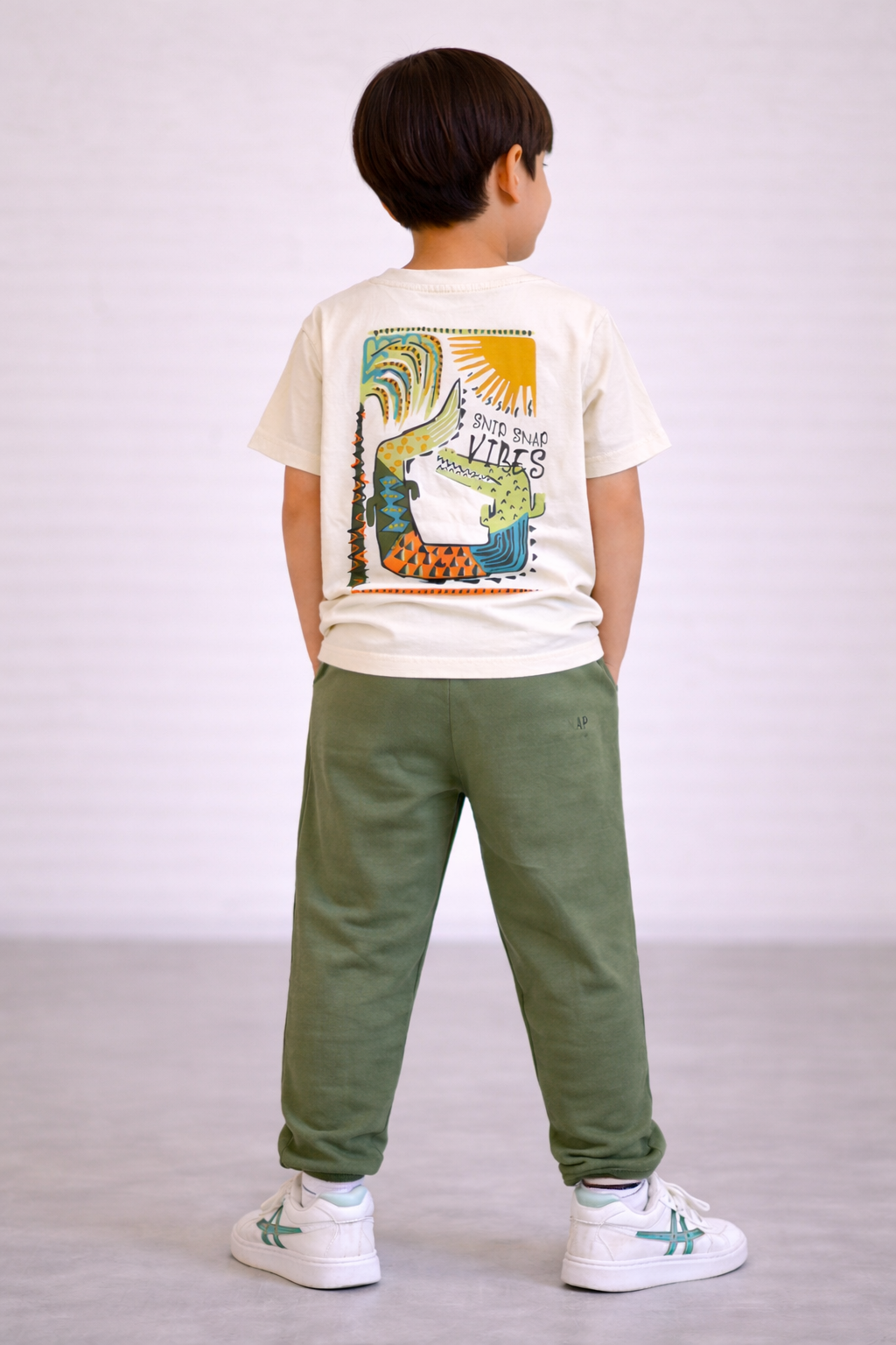 Boys’ 2-Piece Set “ Back Print Graphic T-Shirt & Joggers