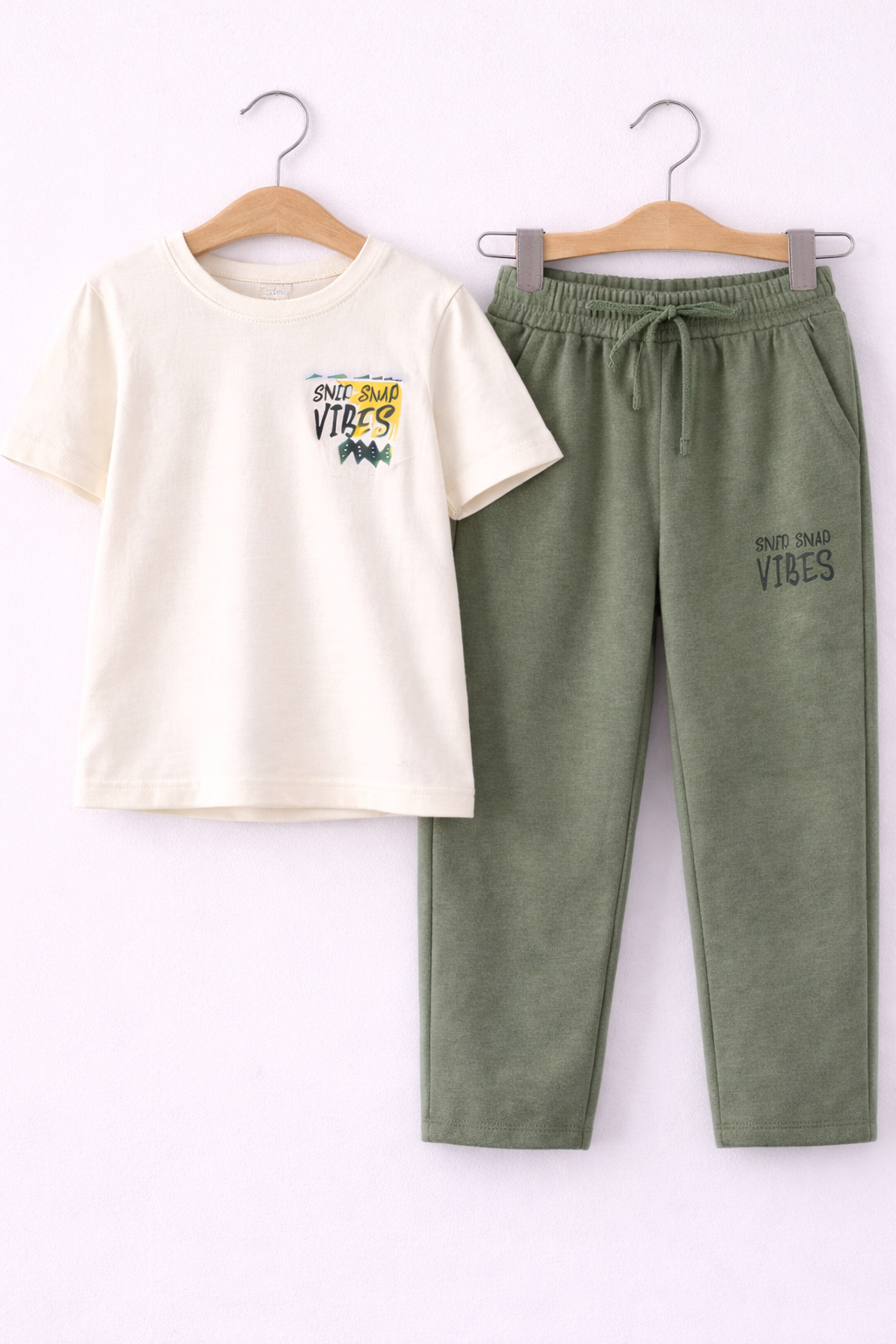 Boys’ 2-Piece Set “ Back Print Graphic T-Shirt & Joggers