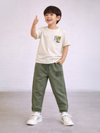 Boys’ 2-Piece Set “ Back Print Graphic T-Shirt & Joggers