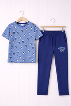Boys’ 2-Piece Set “ All-Over Print T-Shirt & Œtropical Trip” Joggers