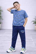 Boys’ 2-Piece Set “ All-Over Print T-Shirt & Œtropical Trip” Joggers