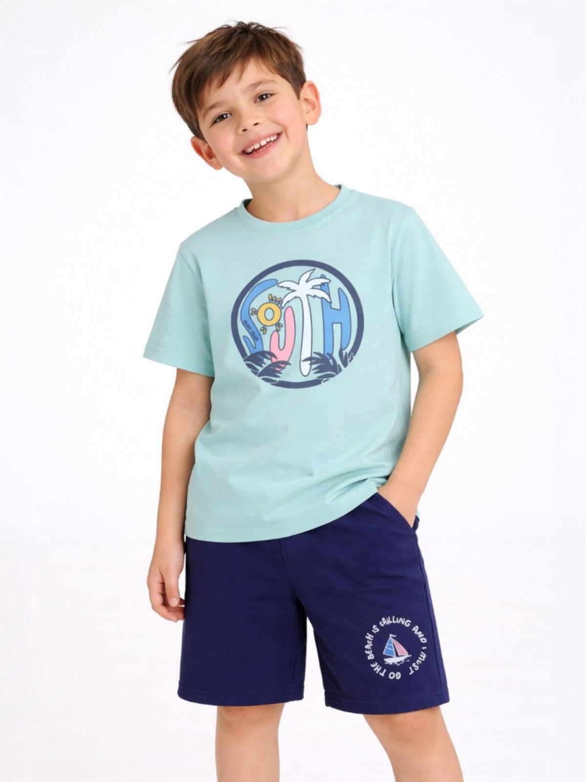 Boys Graphic T Shirt Set