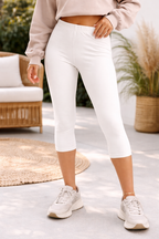 Girls’ Capri Leggings Multipack (2 Pack) “ Basic Stretch Capri Leggings