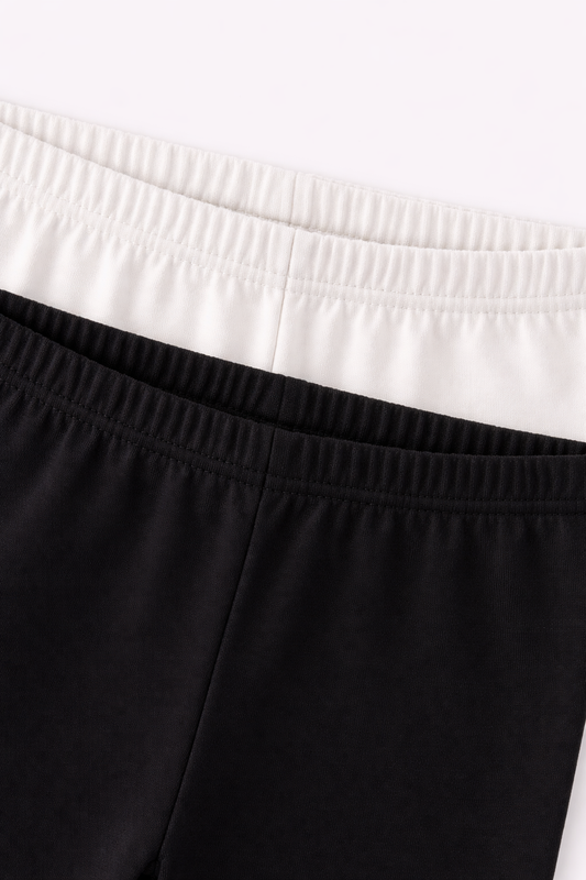 Girls’ Leggings Multipack (2 Pack) “ Basic Stretch Leggings